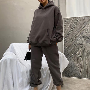 Conjunto Deportivo de Dos Piezas de Satén para Invierno, Unisex, de Alta Calidad y Ecológico, Sudadera con Capucha y Pantalones Deportivos, Tallas Grandes, Venta al Por Mayor para Hombres y Mujeres, 2023 - Product Image 3