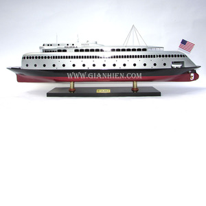Gia Nhien Fabricant Conception personnalisée quantité minimale de commande bas MV KALAKALA FERRY MODÈLE DE BATEAU EN BOIS-MODÈLE DE BATEAU EN BOIS DE HAUTE QUALITÉ Fait à la main - Product Image 1