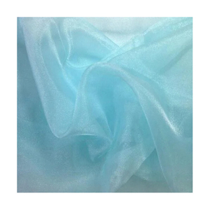 2024 Factory New 100% Polyester Organza Fabric Plain Woven Knitted Twill Style for Dress & Garment <b>Dyeing</b> For Export - Product Image 5