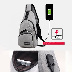 Modische Lässige Crossbody-Schultertasche Herren Diagonaler Rucksack Messenger-Handytasche Jungen Brusttasche Polyester Leichtgewicht - Product Image 3