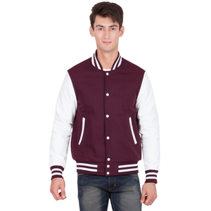 Nouveauté 2026, veste de baseball pour homme, style streetwear, col montant, patchs personnalisés, broderie, veste de collège pour homme - Product Image 1