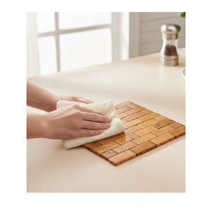 Salvamanteles a Cuadros de Bambú - Base Natural Saludable para Utensilios de Cocina - Product Image 4
