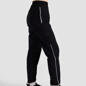 Vente en gros de pantalons fuselés décontractés personnalisés pour femmes, pantalons de survêtement taille haute pour la course à pied en plein air, pantalons de yoga amples pour femmes - Product Image 3