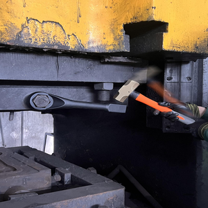 Din7444 Clé à gâche à poignée droite à tête unique en aluminium et bronze Clé à anneau de qualité industrielle - Product Image 6