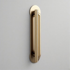 Tirador de puerta CrescentGrip Elite, tirador de puerta antiguo de latón macizo Vintage único con elegante grabado Floral para decoración clásica del hogar - Product Image 4