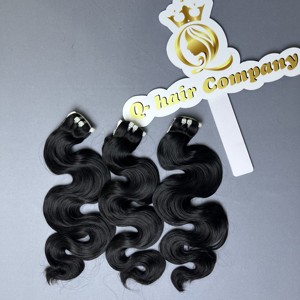 มัดผมมนุษย์10A มีลูกไม้ด้านหน้าเป็นลอนผมลอนธรรมชาติสีดำเป็นลอนสไตล์เวียดนาม - Product Image 2