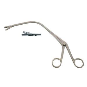 Alta calidad 23cm en ángulo Jurasz laryngeal polypus fórceps Ent instrumentos quirúrgicos conjunto de acero inoxidable gran oferta - Product Image 3