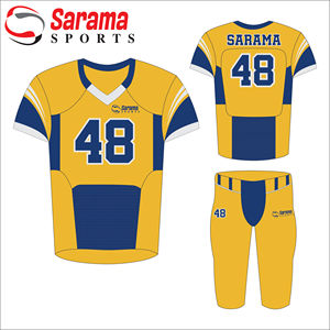 ชุดอเมริกันฟุตบอลสำหรับทีมชุดอเมริกันฟุตบอลแบบสั่งทำเครื่องแบบอเมริกันคุณภาพสูง - Product Image 3