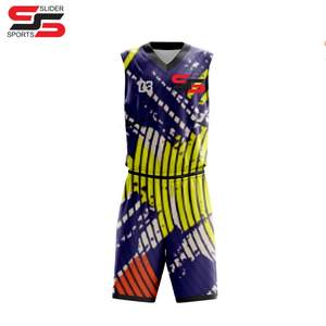 Maillot de basket-ball de l'équipe universitaire Uniforme de basket-ball à sublimation personnalisée Designs vêtements de sport - Product Image 5