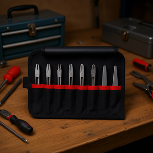 Knipex Roll-Up Tool Bag with 7 Compartments for Tweezers Storage - Product Image 3
