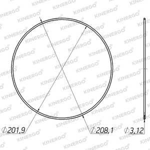 Anillo de retención ORVW02 para ORVW02 TR-60SN, embrague cautivo 09D, embrague cautivo - Product Image 2