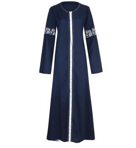 Nuevas llegadas señoras oración Abaya Color sólido moda diseño personalizado turco árabe Qatar Abayas Hijab para mujeres - Product Image 1