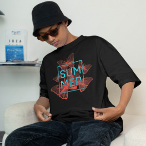 T-shirt à manches courtes pour homme, coton de haute qualité / fibre de bambou, respirant, séchage rapide, tissu sergé uni SPORTS TS-6078 300g - Product Image 3