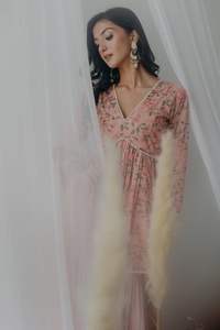 Vente en gros de tissu de coton Kurti imprimé numériquement avec manche complète et Sharara avec Dupatta - Product Image 5