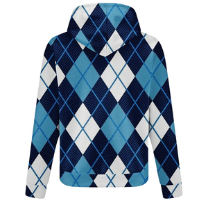 Cómodo chándal informal de poliéster, pulóver, traje con capucha de impresión Digital, conjunto de 2 piezas para hombres de talla grande con relleno de algodón - Product Image 4