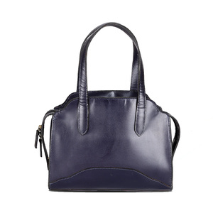 Sac à bandoulière pour femme en cuir véritable rétro personnalisé OEM, fermeture éclair portable, deux poignées, caractéristiques en polyester - Product Image 1