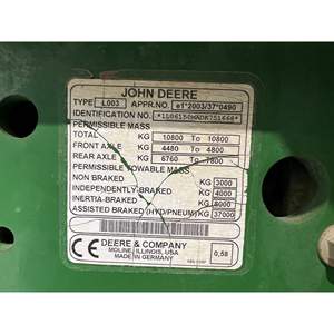 Para JOHN para DEERE 6150M 4x4 Tractor de rueda diésel Mini tractor con 40hp a 180hp Potencia nominal 100% Componentes centrales incluidos - Product Image 4