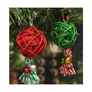 Bolas Decorativas de Ratán Vietnamita Ecológicas y Coloridas, Hechas a Mano, para Decoración Navideña, Variedad de Tamaños y Formas - Product Image 6