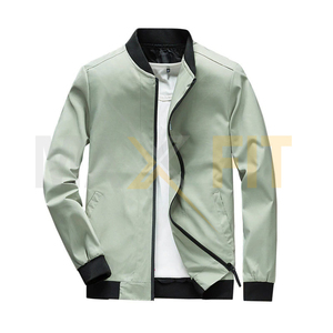 Maxfit ชุดกีฬา2023สำหรับผู้ชายเสื้อแจ็กเก็ตบอมเบอร์ทรงสลิมฟิตลำลองผ้าแคนวาสสำหรับฤดูใบไม้ผลิและฤดูใบไม้ร่วงขนาด4XL ใหม่ - Product Image 1