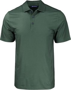 Polo reciclado elástico con estampado geométrico ecológico Pike hecho en fábrica para hombre, Polo personalizado, Polo 100% de algodón para hombre, Polo deportivo para Fitness - Product Image 5