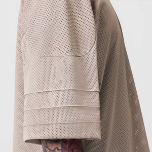 Camiseta de Fútbol de Malla Vintage Personalizada para Hombre, Estilo Casual Oversize con Estampado Digital, Ropa Masculina - Product Image 3