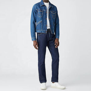 <b>Men</b> Denim <b>Jeans</b> Custom <b>Jeans</b> Pants High Quality Stretch Slim <b>Ripped</b> Casual Leisure Breathable Lightweight Straight OEM Service - Product Image 5