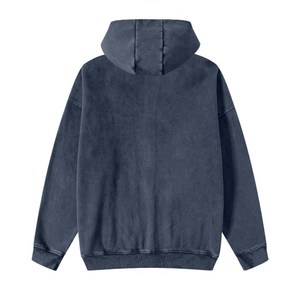 New Zipper up Style Slim Fit 100% Cotton Fleece <b>Pullover</b> <b>Men</b> Acid Wash Hoodies Private Logo Breathable Wholesale Thermal for <b>Men</b> - Product Image 6