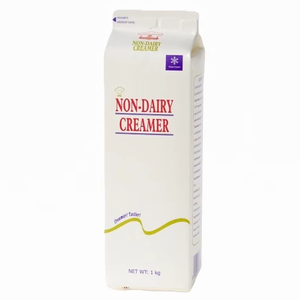 Crème non laitière de qualité supérieure, halal, OEM/ODM, pour boulangerie, blanche, 1 kg, crème non laitière pour desserts, café, thé au lait, bonne - Product Image 1