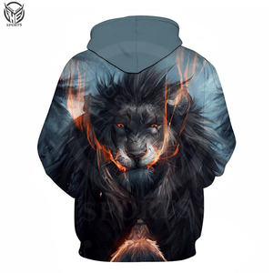 Personalizado propio logotipo hombres de alta calidad Algodón poliéster impreso pulóver hombres S Sudadera con capucha cantidad DIY OEM personalizado - Product Image 4