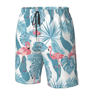 Shorts de Playa con Estampado de Hojas para Hombre, Shorts de Baño Sublimados de Verano, Secado Rápido, Ajuste Holgado, Shorts de Moda para Vacaciones - Product Image 4