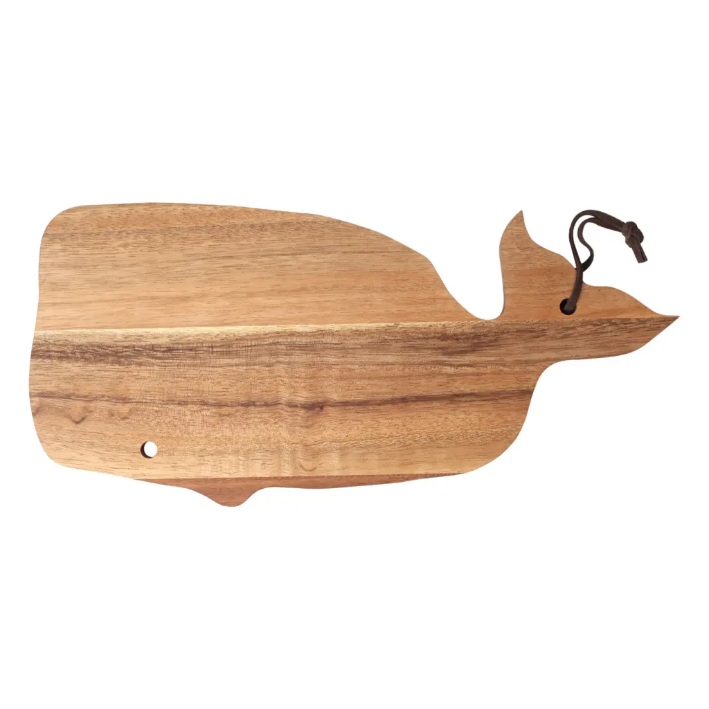 Tabla de cortar en forma de pescado, de madera, ecológica, para Cocina