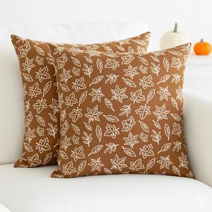 Housses de coussin d'automne 18x18-Autumn Throw Cushion Case-Farmhouse Thanksgiving Decor pour canapé, canapé, maison et extérieur-Jora - Product Image 1