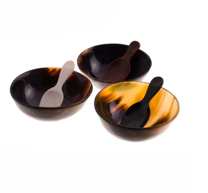 Juego de cuchara de cuerno de búfalo de excelente calidad, Juego de 2 piezas de 5, precio más bajo, juego de cuchara de cuerno de cubiertos, el mejor precio - Product Image 2