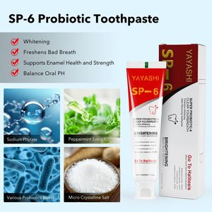 Pasta Dental Blanqueadora SP-6 con Probióticos Lactobacillus para Equilibrio del Microbioma Bucal, Eliminación de Manchas y Aliento Fresco, 120g - Product Image 3