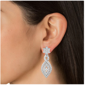 Boucles d'oreilles pendantes Luxe Lure Diamond, collection de bijoux en diamants luxueux - Product Image 4