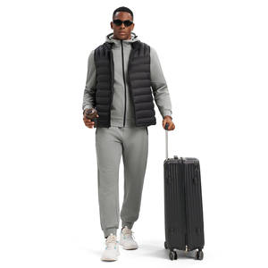 Pantalon de survêtement à capuche d'extérieur pour hommes surdimensionné Ensemble 2 pièces 100% coton Ensembles de jogging avec logo personnalisé Survêtements pour hommes Survêtements unisexes - Product Image 4