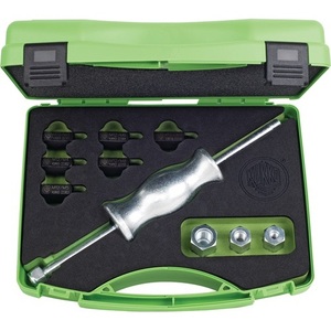 Juego de martillos deslizantes KUKKO KS-22-01 de 10 piezas, herramientas de taller en estuche de plástico - Product Image 1