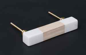 มือจับประตูหินอ่อนหรูหราสไตล์อาร์ตเดโค ทนทาน สำหรับบ้าน สำนักงาน โรงแรม ตู้เสื้อผ้า ฮาร์ดแวร์งานฝีมือระดับพรีเมียม - Product Image 5