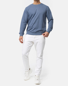 Nouveau design 100% coton 300 GSM pull sweat respirant col rond chaud hiver sweat pour hommes - Product Image 1