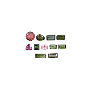 Lote de 11 Uds. De piedras preciosas sueltas de turmalina múltiple Natural de 6x6mm a 9x4mm 10.00cts, lote de piedras preciosas sueltas de forma mixta para hacer joyas, piedra - Product Image 5