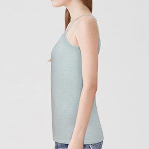 Vêtements de sport pour femmes, couleur unie, respirants, de qualité supérieure, fabriqués en usine, vente chaude, camisole de yoga personnalisée - Product Image 6