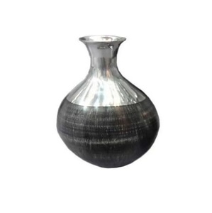 <b>Mirror</b> Finished Aluminum Flower Vase Wedding Centerpiece Flowers Decorative Metal Vase Silver Flower Arrangement Vase - Product Image 4