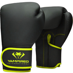 Vente chaude VAMPIREO Marque Adulte MMA Gants Conception De Logo Personnalisé Tout En Cuir Gants De Boxe De Haute Qualité Pakistanais En Gros - Product Image 5