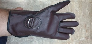 Gants de fauconnerie monocouche personnalisés gant en nubuck gant de fauconnerie taille parfaite main gauche - Product Image 2