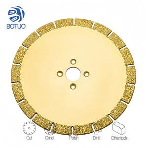 Disco rettificatrice a tazza con vuoto diamantato da 4 pollici | 100mm 10cm disco disco per lucidare il disco in marmo di pietra e granito 16mm - Product Image 2