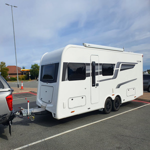 Remolque de caravana móvil mini barato, ligero, de acero y aluminio, para viajes de camping y uso en caravanas urbanas. - Product Image 1