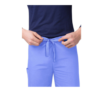 Ensemble d'uniformes médicaux à manches courtes uniformes d'infirmière et de médecin de couleur unie confortable respirant costume de gommage d'impression de logo personnalisé - Product Image 6