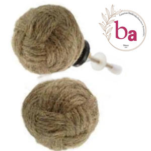 Artisanat Moderne Jute Corde Tissé Tiroir Boutons Tirettes Poignée pour Armoire Commode Chambre Cuisine Salle De Bains Placard Armoires - Product Image 2