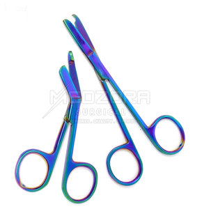 Chính xác không gỉ Hướng dẫn sử dụng phẫu thuật kéo sắc nét cắt cạnh Trọng lượng nhẹ bền thân thiện với môi CE chứng nhận cho sử dụng y tế - Product Image 2