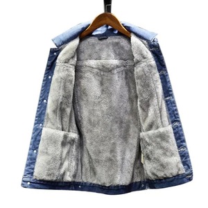 Transpirable Material de alta calidad Chaquetas de mezclilla con estilo para hombres Nueva chaqueta de mezclilla de moda para hombres con bolsillos - Product Image 5